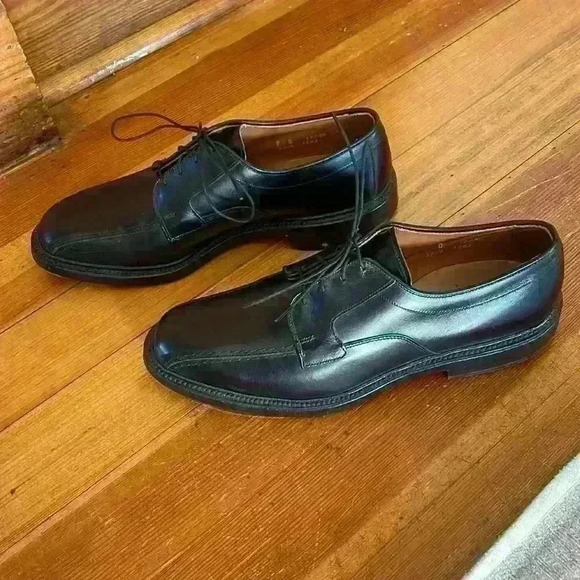 Allen Edmonds Hillcrest Black Leather Oxford Size 9 - Picture 2 of 9